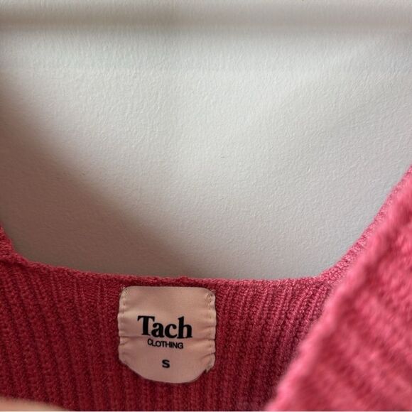 TACH Pink Knit Melinda Crop Sweater Top - Picture 6 of 9